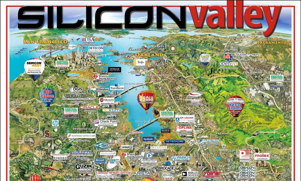 silicon valley mappa