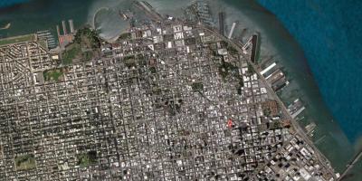 Mappa di San Francisco satellitare