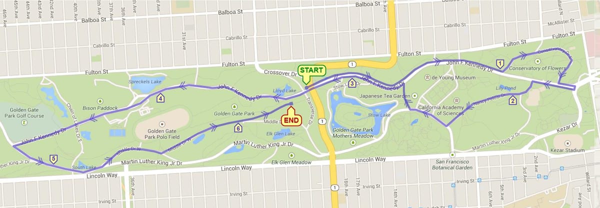 Mappa di esecuzione di San Francisco