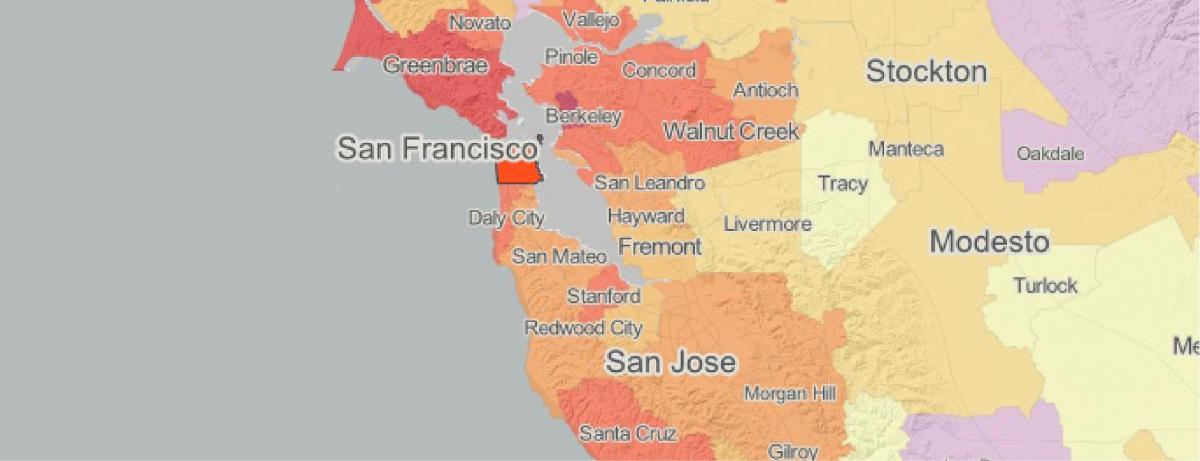 Mappa di mapp San Francisco