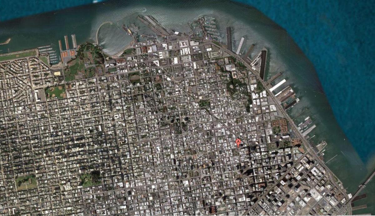 Mappa di San Francisco satellitare