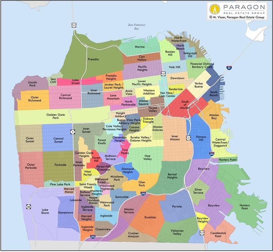 Mappa di SF proprietà