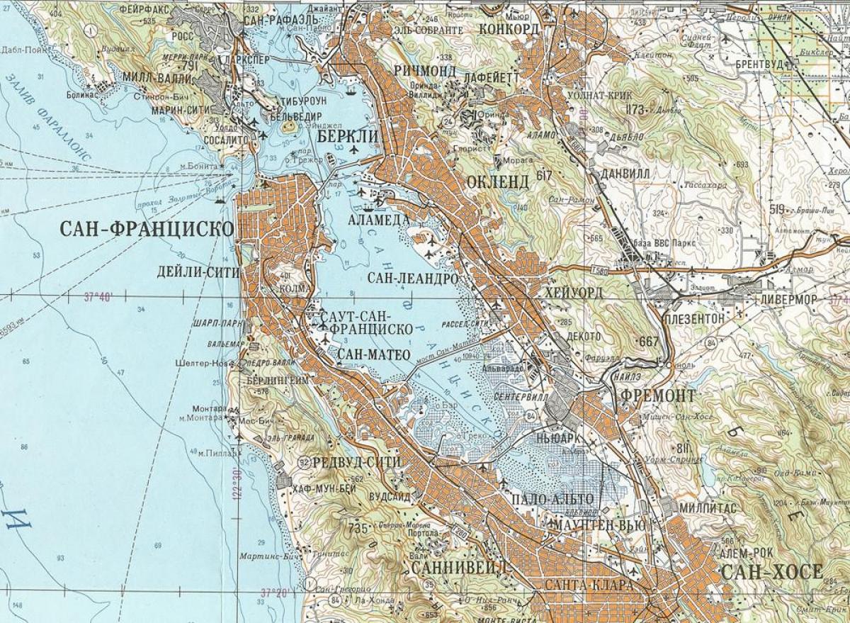Mappa del soviet di San Francisco
