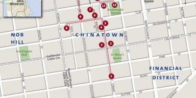 Mappa chinatown di San Francisco