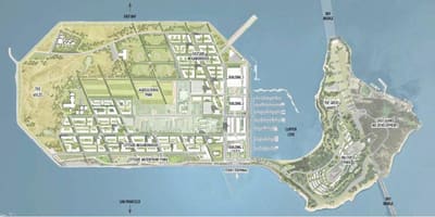 La mappa dell'isola del tesoro di San Francisco