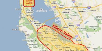 Silicon valley mappa 2016