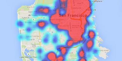 Mappa di San Francisco feci