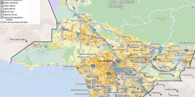 Mappa di San Francisco zonizzazione 