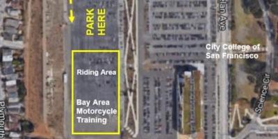 Mappa di SF parcheggio moto