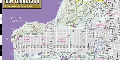 Mappa di streetwise San Francisco