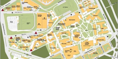 SF università di stato mappa